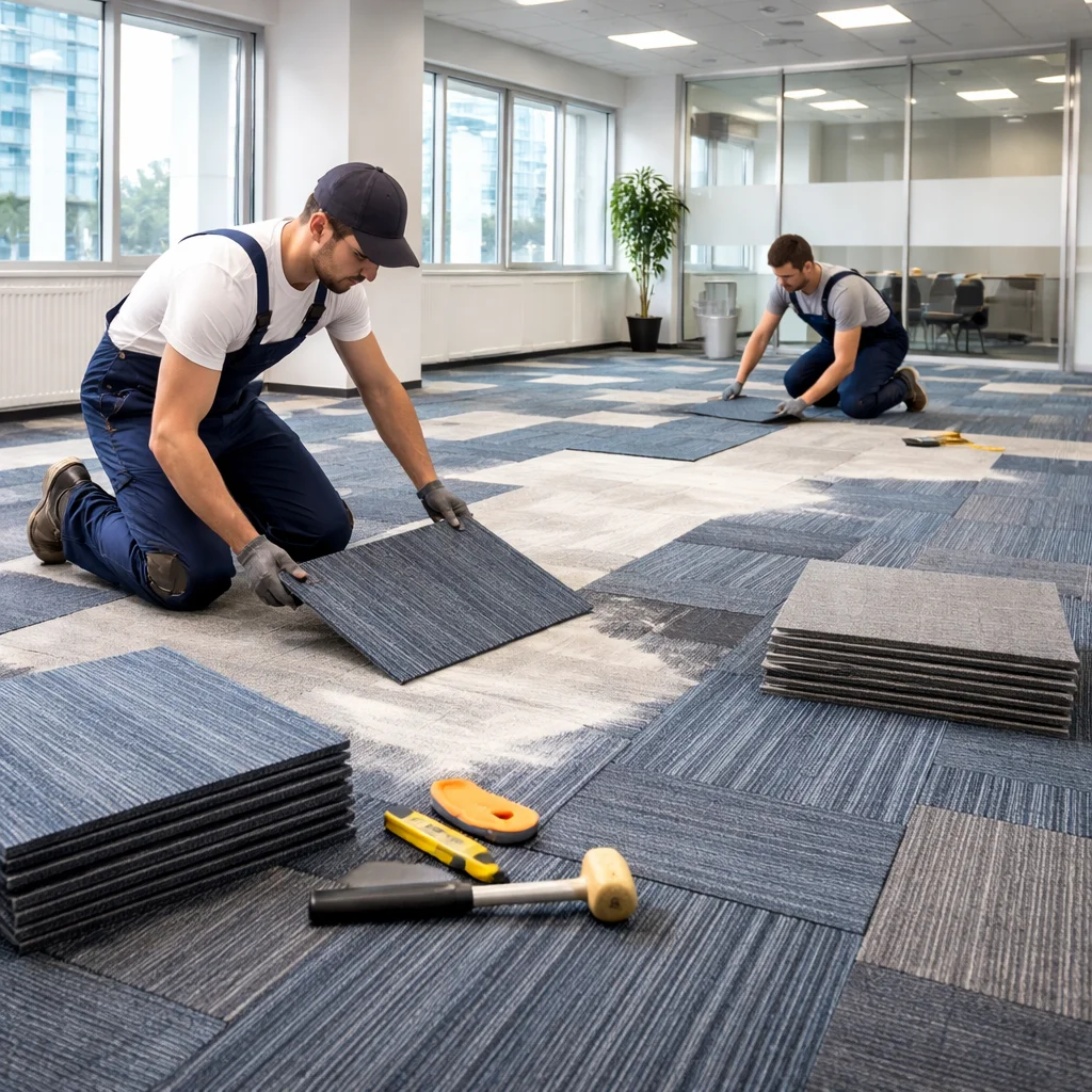 Office Carpet Tiles Installations