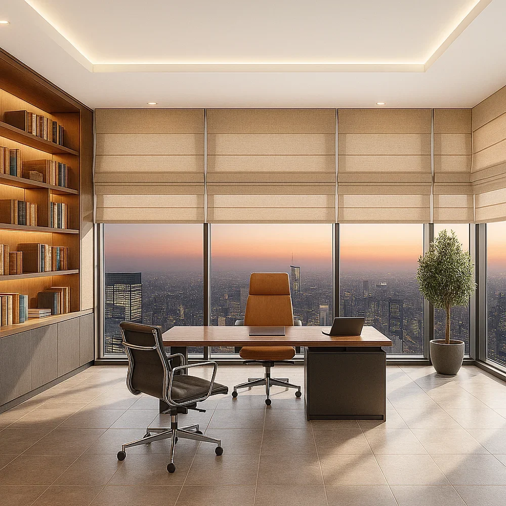 Roman Blinds Commercial