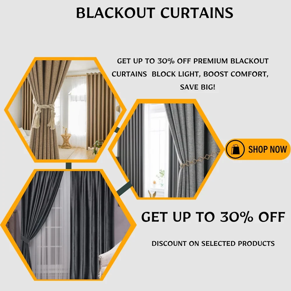Blackout curtains